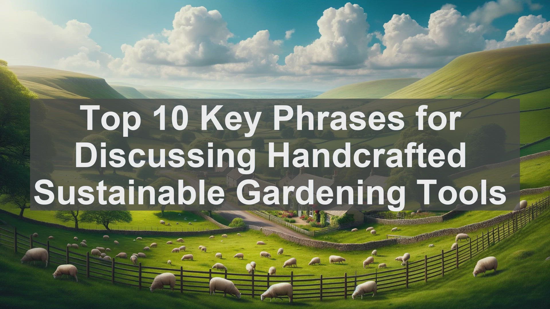 'Video thumbnail for Top 10 Key Phrases for Discussing Handcrafted Sustainable Gardening Tools'