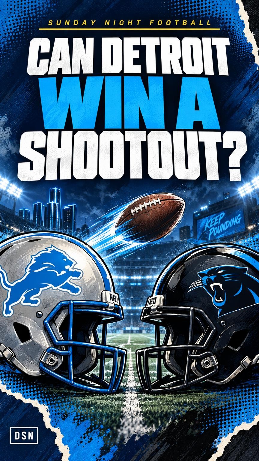 Video thumbnail for The Lions can win in Carolina, but this one looks like a shootout