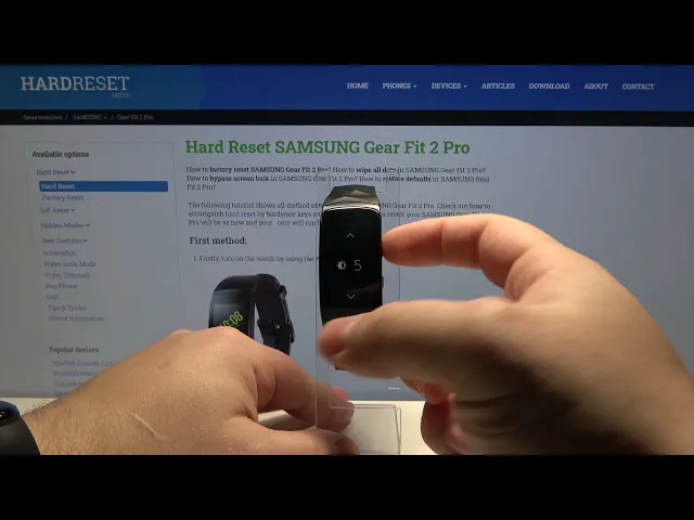 Video thumbnail for How to Change Screen Brightness in SAMSUNG Gear Fit 2 Pro – Adjust Display