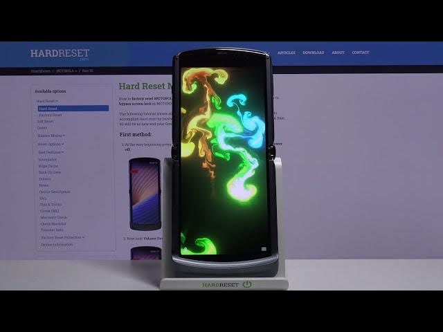 Video thumbnail for How to Download and Apply Live Wallpaper on Motorola RAZR 5G – Magic Fluids App