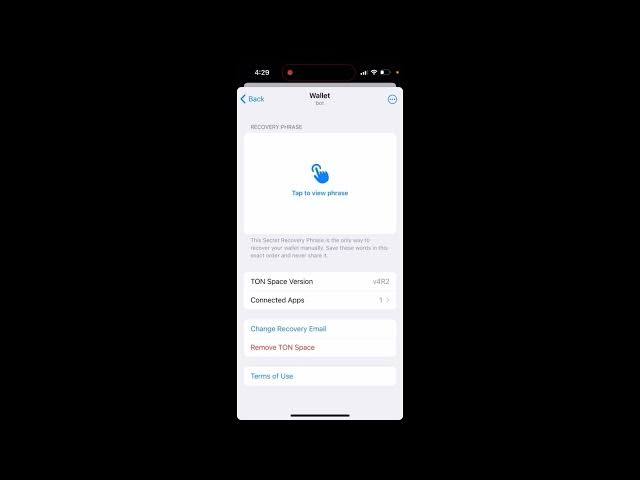Video thumbnail for How to disconnect Telegram wallet