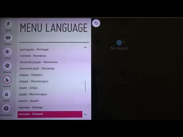 Video thumbnail for How to Change TV Language in LG LED Smart TV? (LG39LB650V)