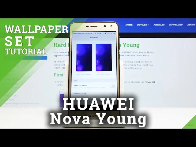 Video thumbnail for How to Change Wallpaper in HUAWEI Nova Young – Lock Screen & Home Screen Update