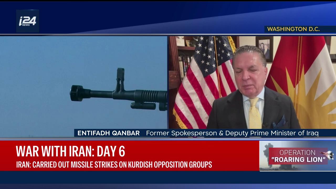 Video thumbnail for Iran carries out strikes on Kurdish opposition groups