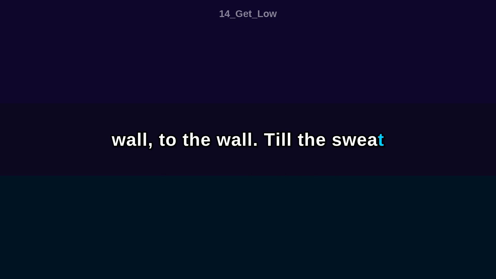 Video thumbnail for Karaoke W/ Lyrics: Get Low | ARTificial Originals - not Tyler