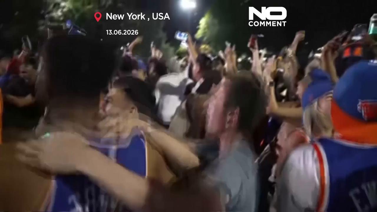 Video thumbnail for New York erupts as Knicks win first NBA title since 1973