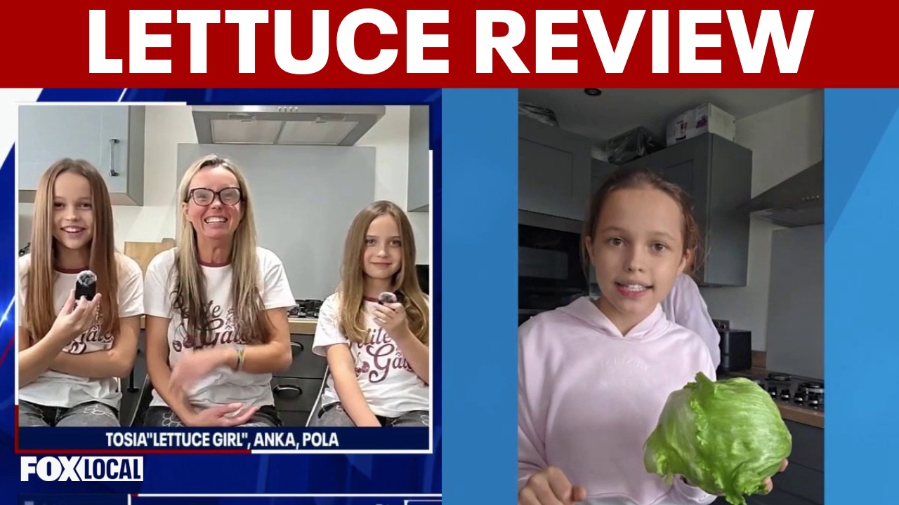 Video thumbnail for Kids go viral parodying food influencers with a lettuce review