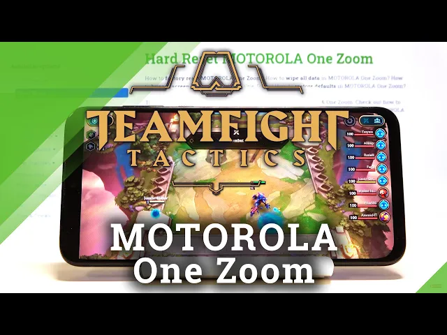 Video thumbnail for TFT Mobile on MOTOROLA One Zoom - Gaming Quality Checkup