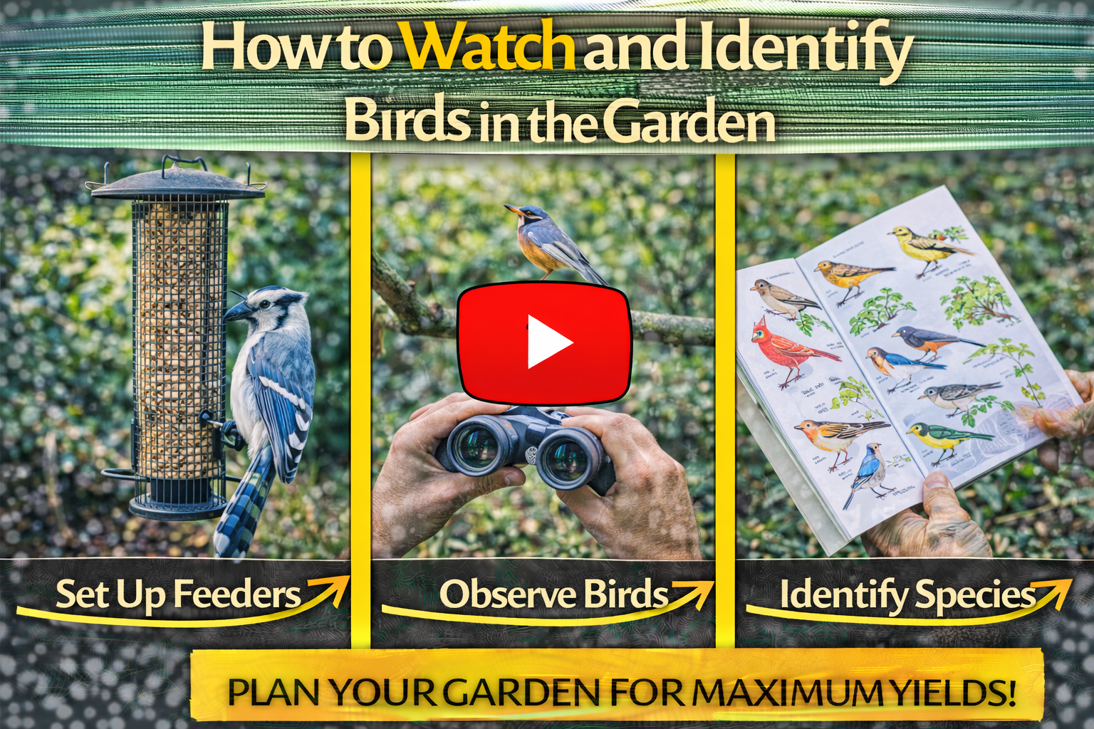 Video thumbnail for How to Watch and Identify Birds in the Garden