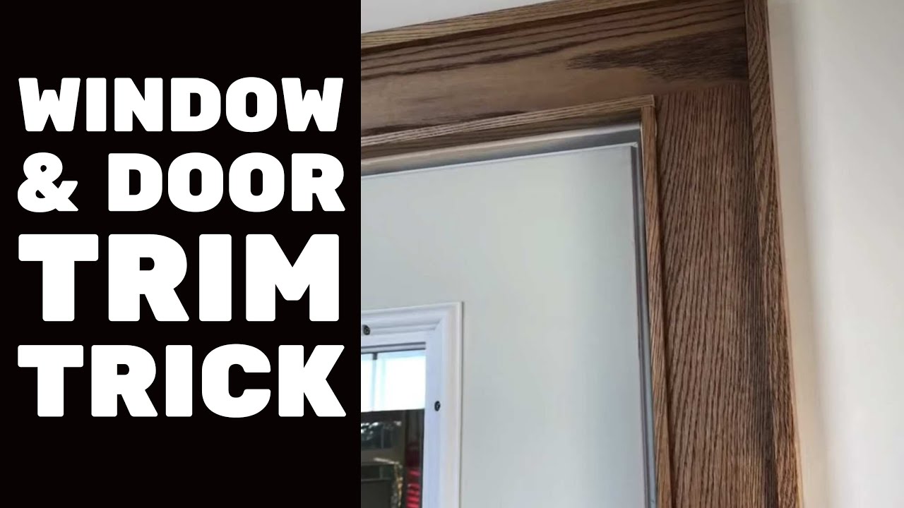 Video thumbnail for BASEMENT FINISHING COURSE VIDEO: Window & Door Trim Trick