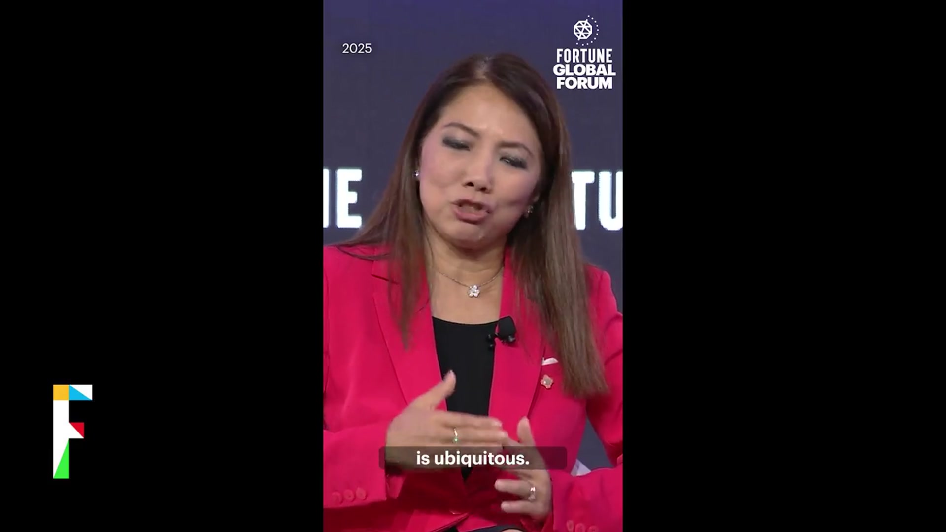 'Video thumbnail for CEO of Southeast Asia’s largest bank knows her job is at risk from AI - Fortune Global Forum'