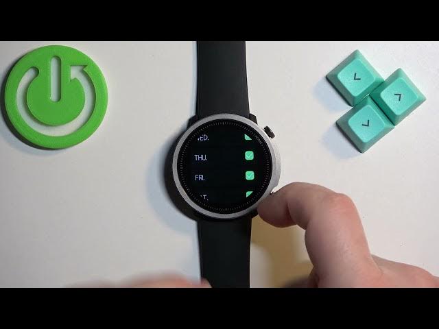 Video thumbnail for How To Set Alarm Clock On Mibro Watch A1