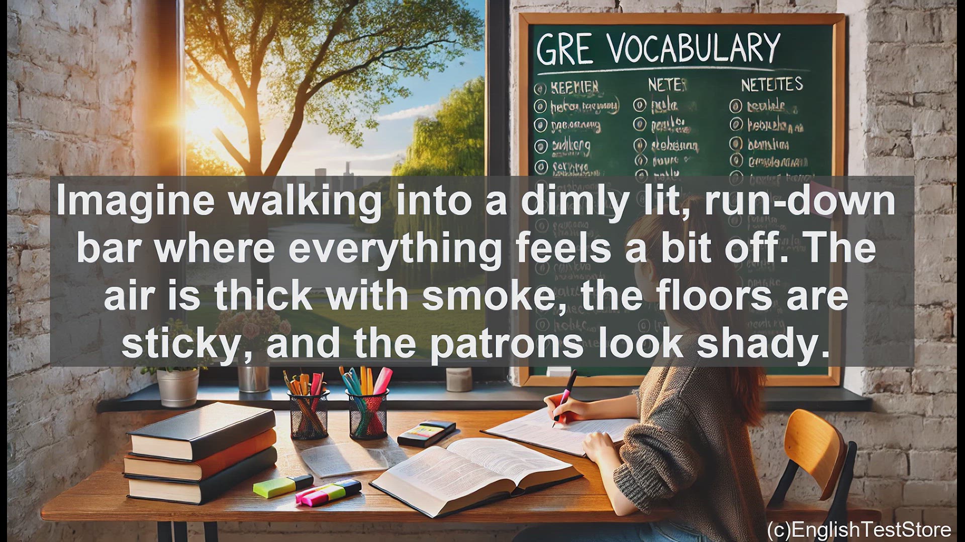 'Video thumbnail for GRE Vocabulary Lesson: Exploring the Meaning of 'Sleazy''