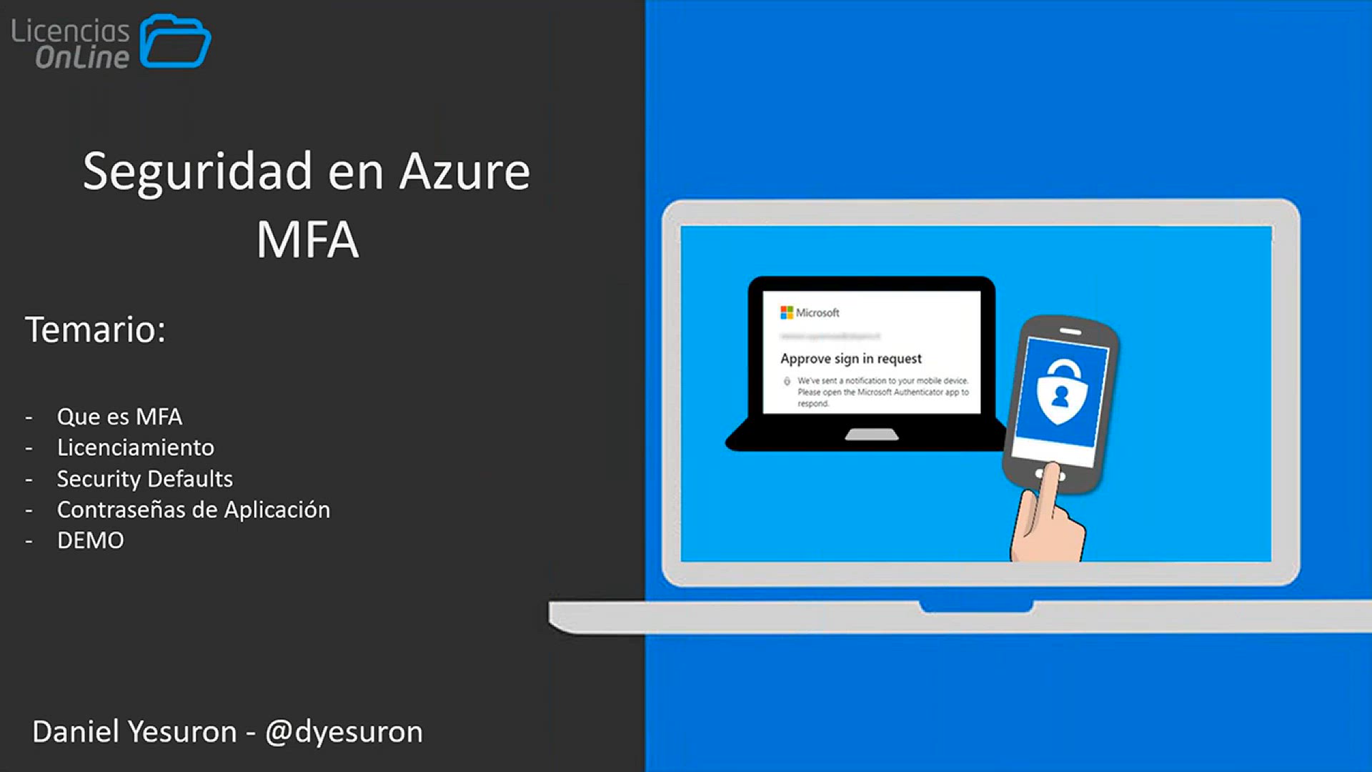 'Video thumbnail for Seguridad en Azure - Aprendiendo a usar MFA Autenticación Multifactor'