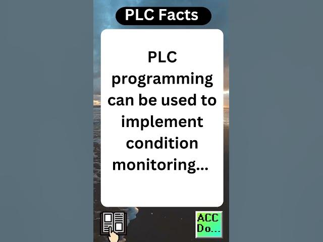 'Video thumbnail for PLC Facts - implement condition monitoring...'