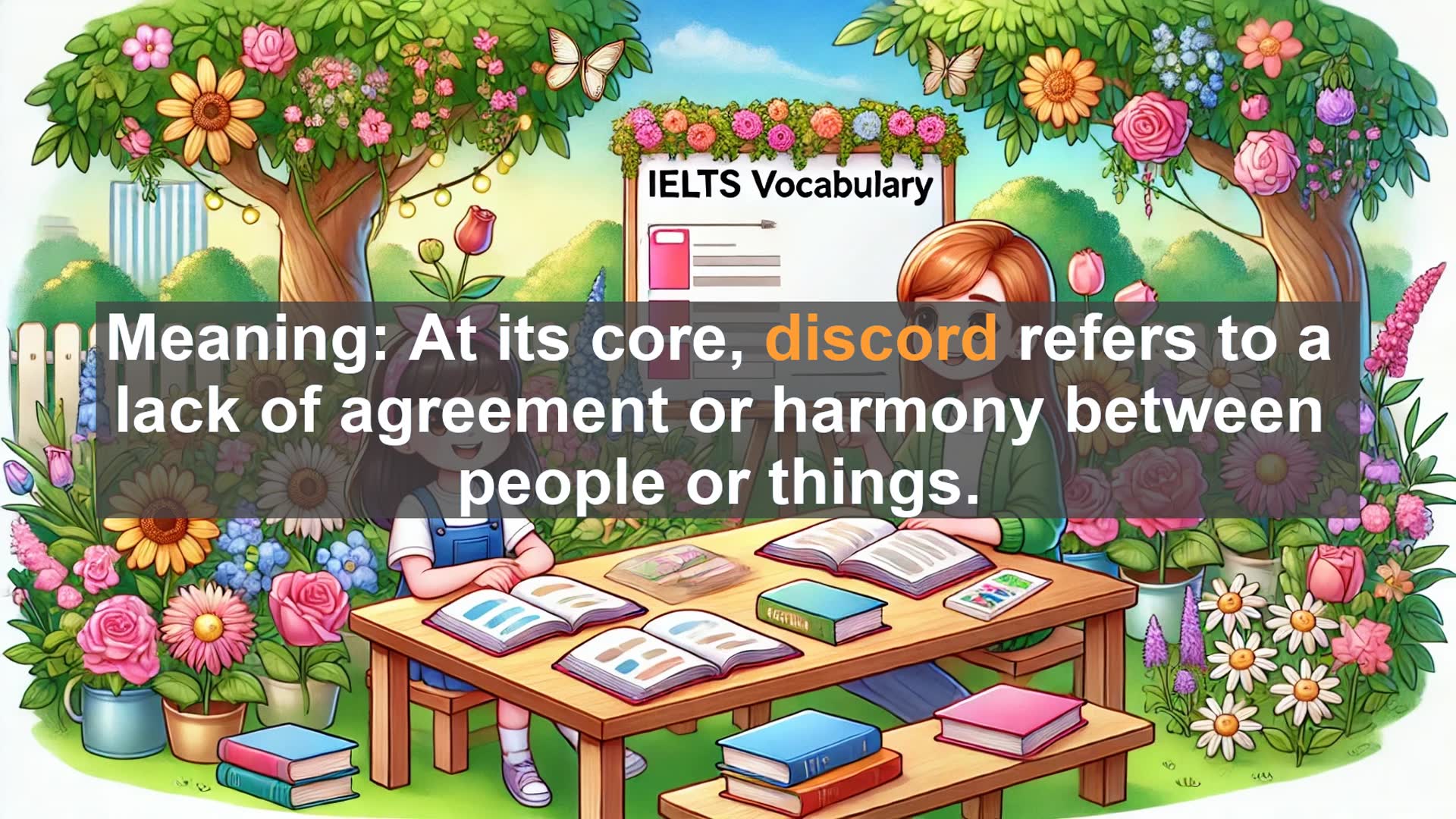 'Video thumbnail for 5000 Must Know IELTS 8.0 Vocabulary - Discord: Understanding Conflict and Disharmony'