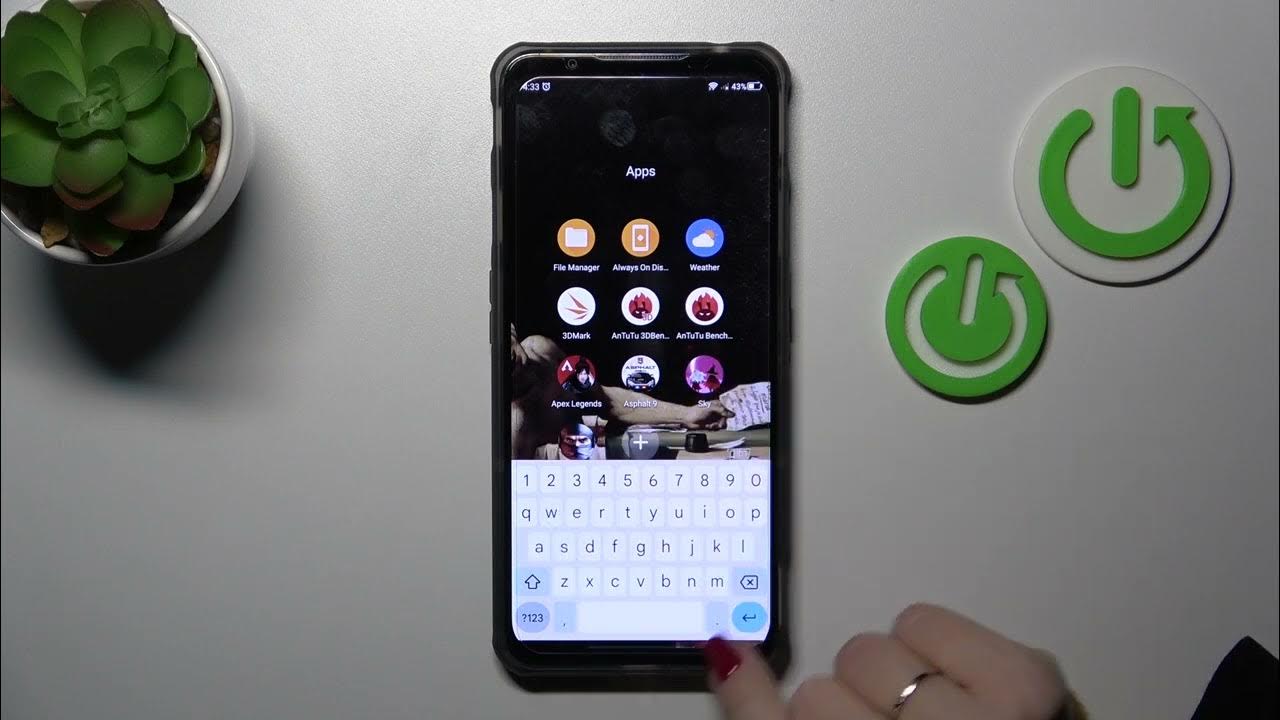 Video thumbnail for ZTE Nubia Red Magic 7S - How To Create Home Screen Folders