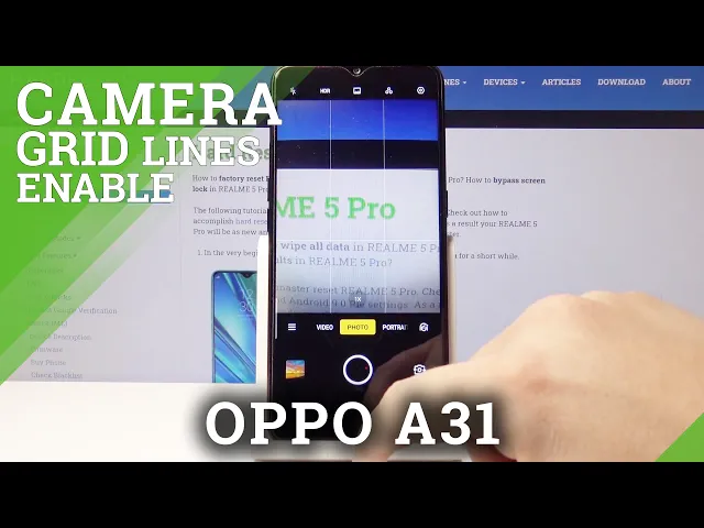 Video thumbnail for How to Turn On/Off the Camera Grid Lines on OPPO A31 2020 – Camera Feature