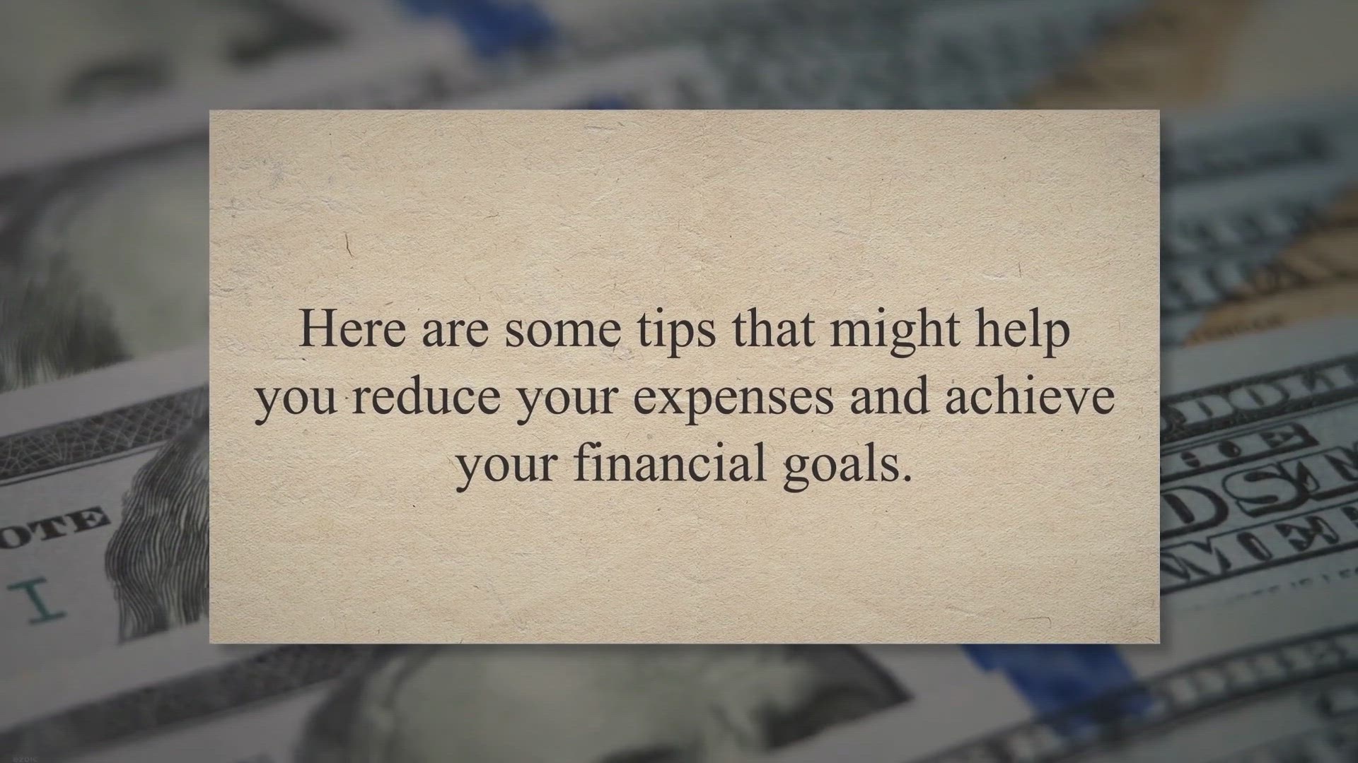 Video thumbnail for Money Saving Tips You Can Use Now