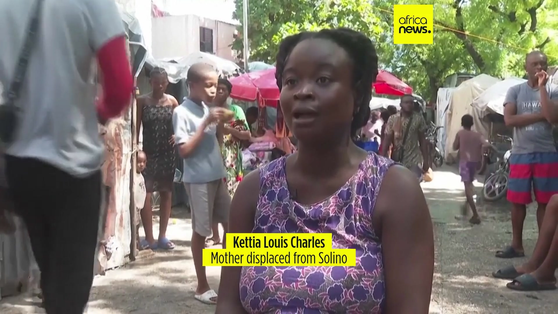 'Video thumbnail for Haiti: the plight of a family displaced by gang violence'