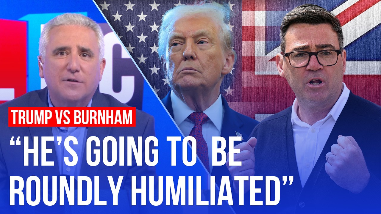 Video thumbnail for Trump vs Burnham: Is another Oval Office bust-up on the cards?