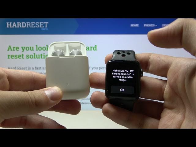 Video thumbnail for How to Unpair XIAOMI Mi True Wireless Earphones Lite from APPLE Watch Series 3