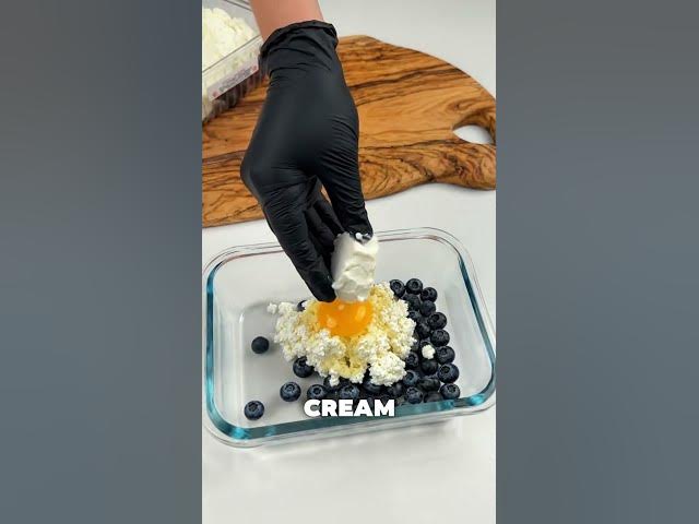 Video thumbnail for Protein Blueberry Cheesecake | Creamy, Easy & High Protein #easyrecipe