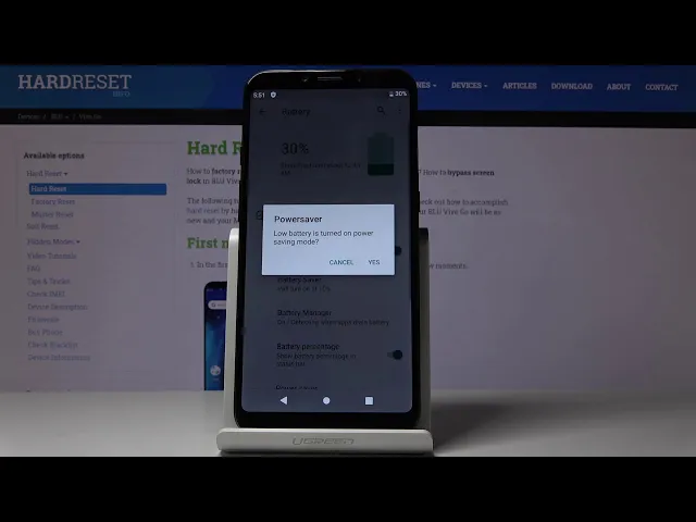Video thumbnail for How to Activate Battery Percentage Info in BLU Vivo Go?