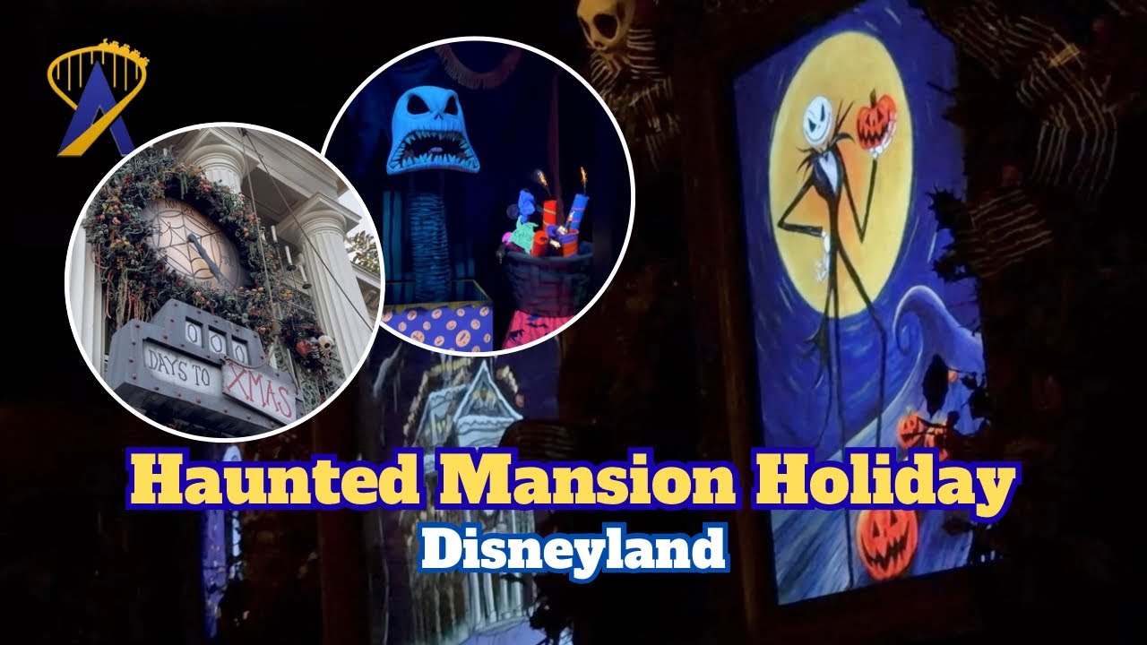 Video thumbnail for Haunted Mansion Holiday Full Ride - Disneyland Halloween Time