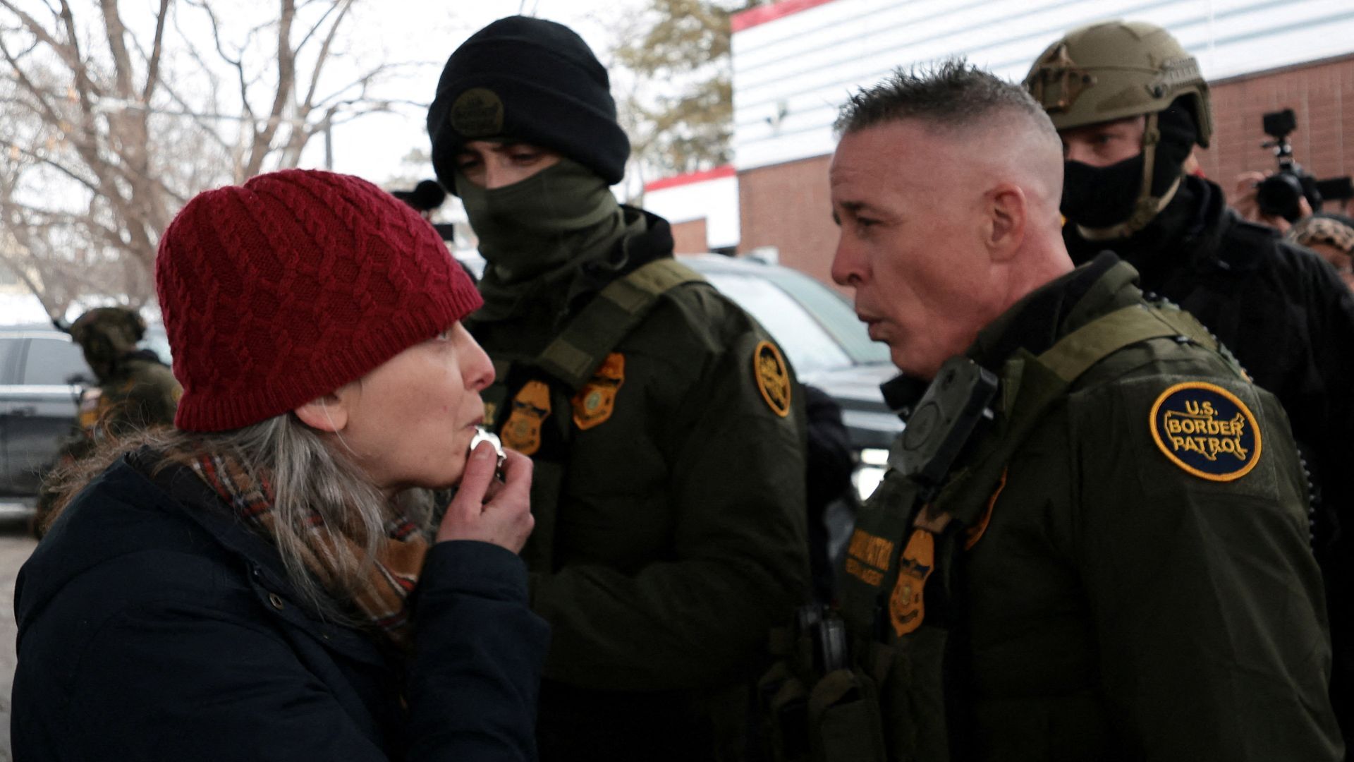 Video thumbnail for Whistles become a tool of resistance and symbol of solidarity against ICE in Minneapolis