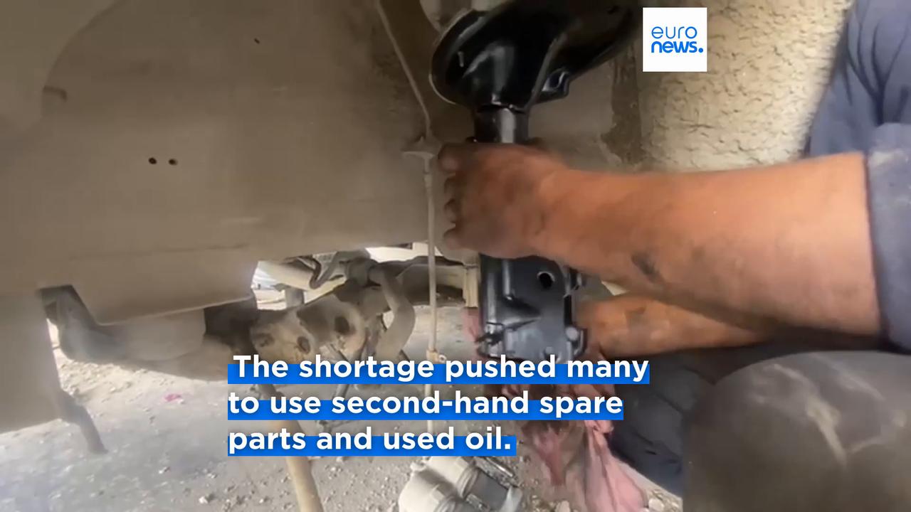 Video thumbnail for Gaza’s transport grinds to a halt amid spare parts crisis