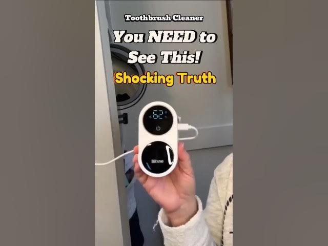 Video thumbnail for bitvae toothbrush cleaner & toothbrush holder