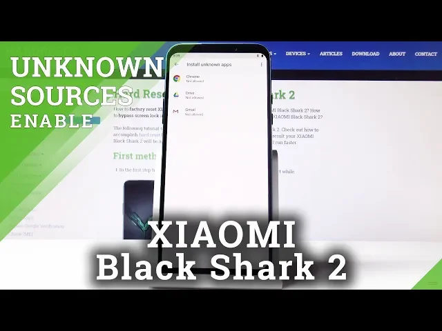 Video thumbnail for How to Allow Unknown Sources in Xiaomi Black Shark 2 – Enable App Installation