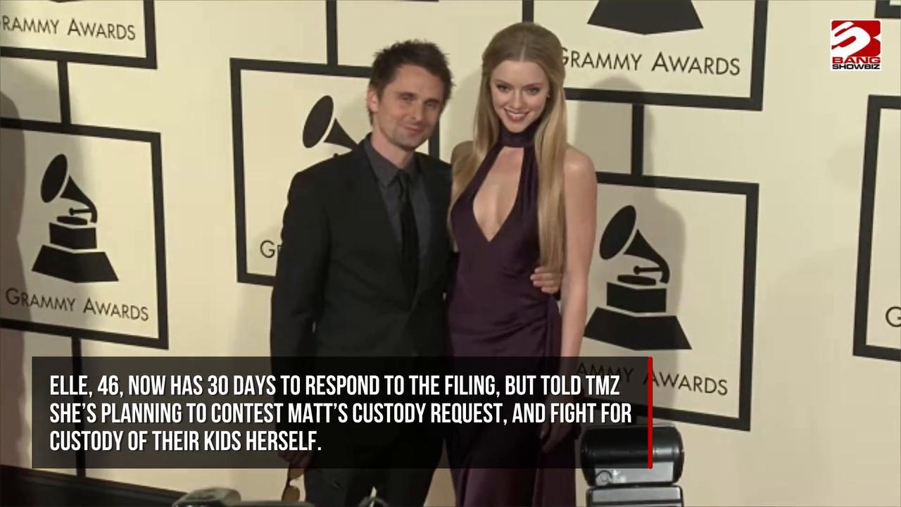 Video thumbnail for Muse star Matt Bellamy has filed for divorce from wife Elle Evans