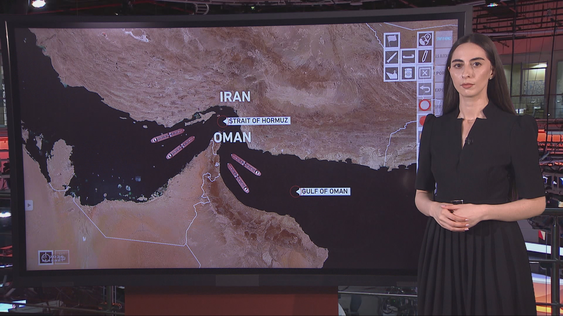 Video thumbnail for How the US naval blockade on Iran chokes Strait of Hormuz oil exports