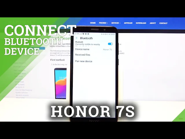 Video thumbnail for How to Connect Bluetooth Device with Honor 7S?