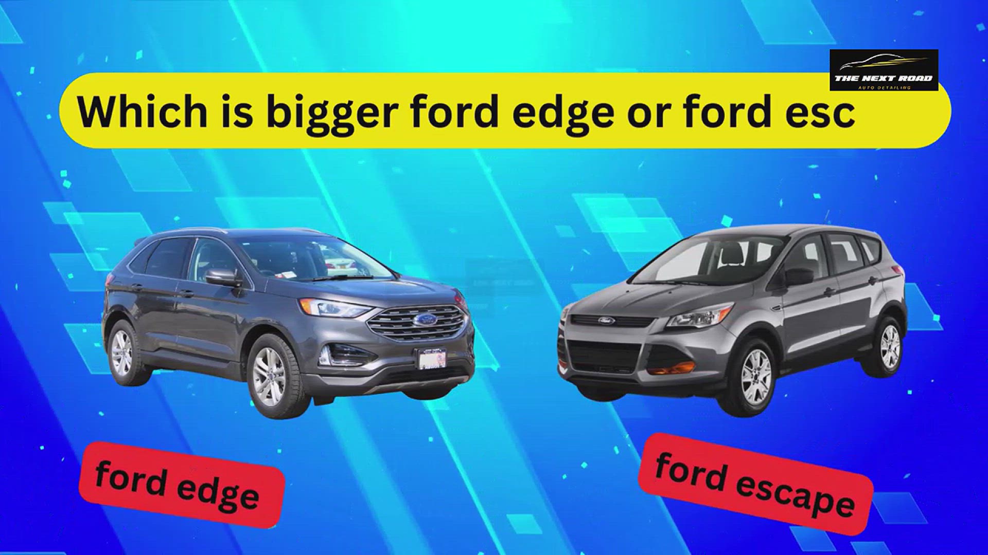 'Video thumbnail for Which Is Bigger Ford Edge OR Ford Escape? Find Out'