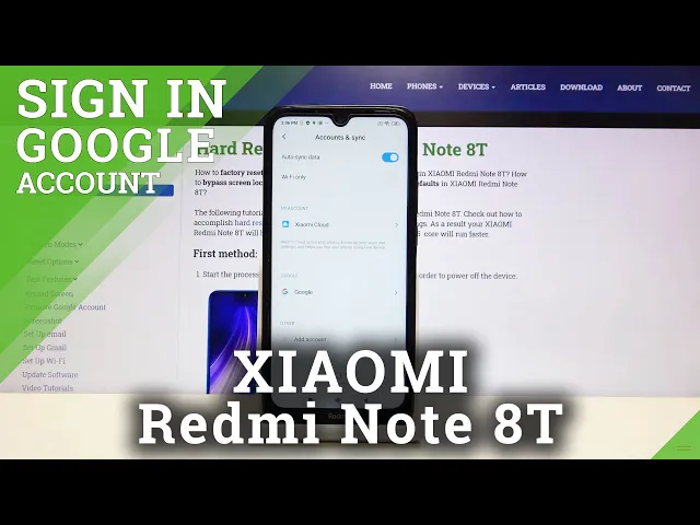 Video thumbnail for How to Connect Google Account in XIAOMI Redmi Note 8T – Add Google User