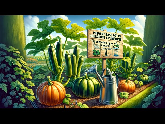 Video thumbnail for Prevent Base Rot in Courgettes and Pumpkins: Watering Tip for a Healthy Harvest!
