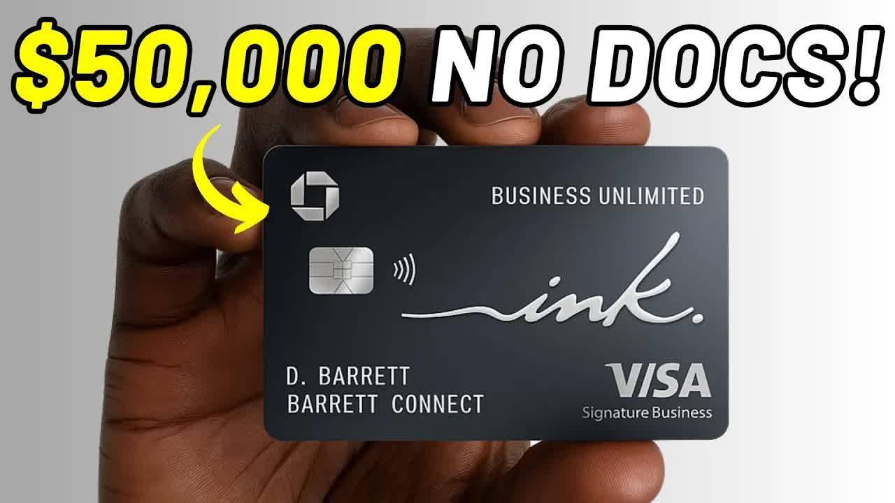 Video thumbnail for cal barton: chase business card approval secrets: no docs, new llc & more!