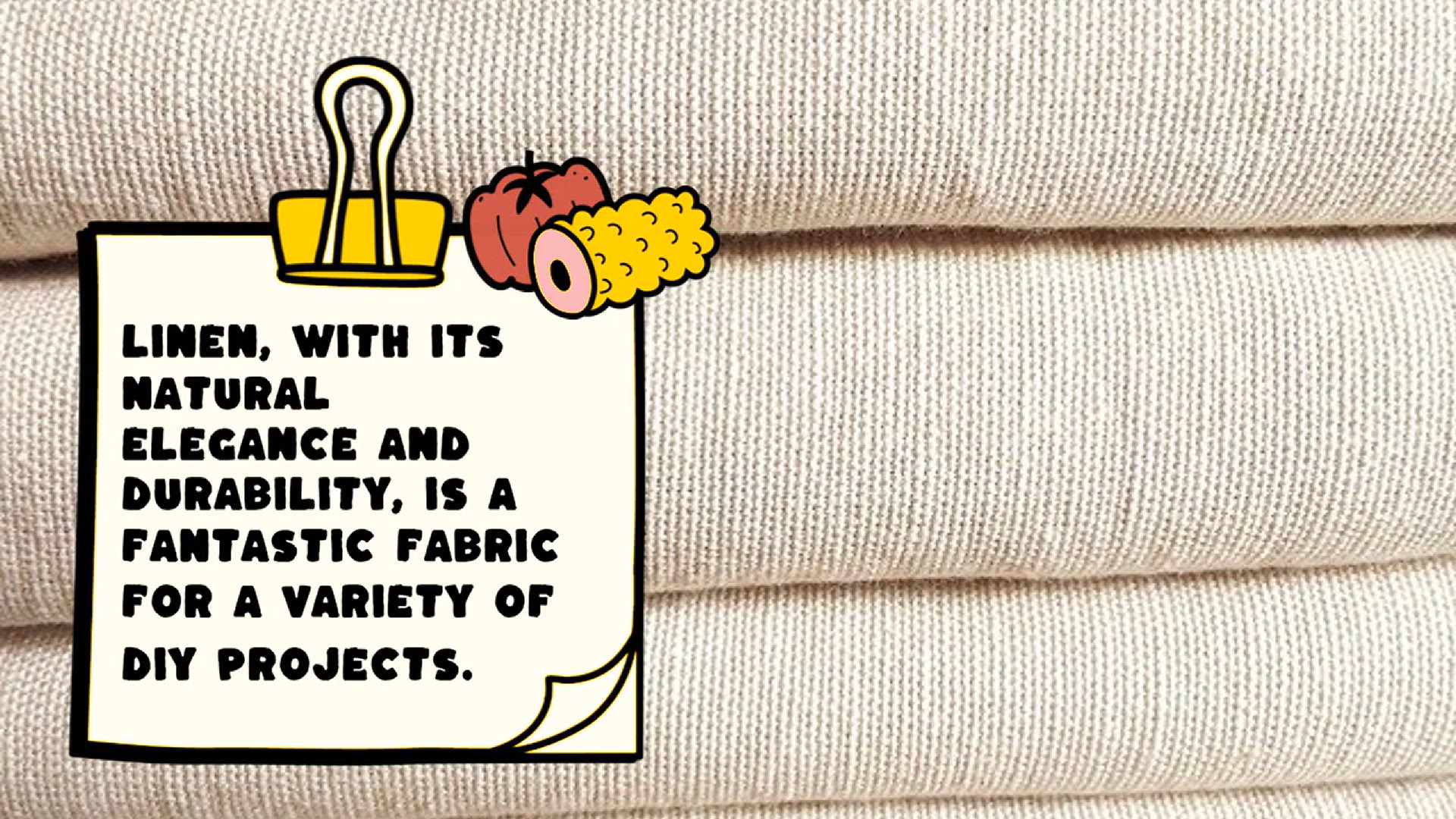 'Video thumbnail for DIY Linen Projects: Creative Ideas for Crafting with This Beautiful Fabric'