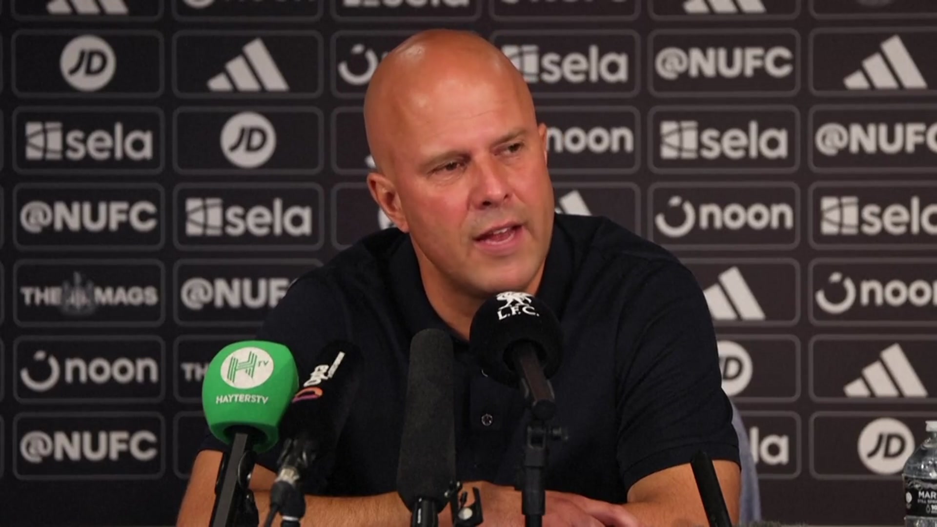 'Video thumbnail for "We were lucky" - Slot relieved to win after late goal at Newcastle'