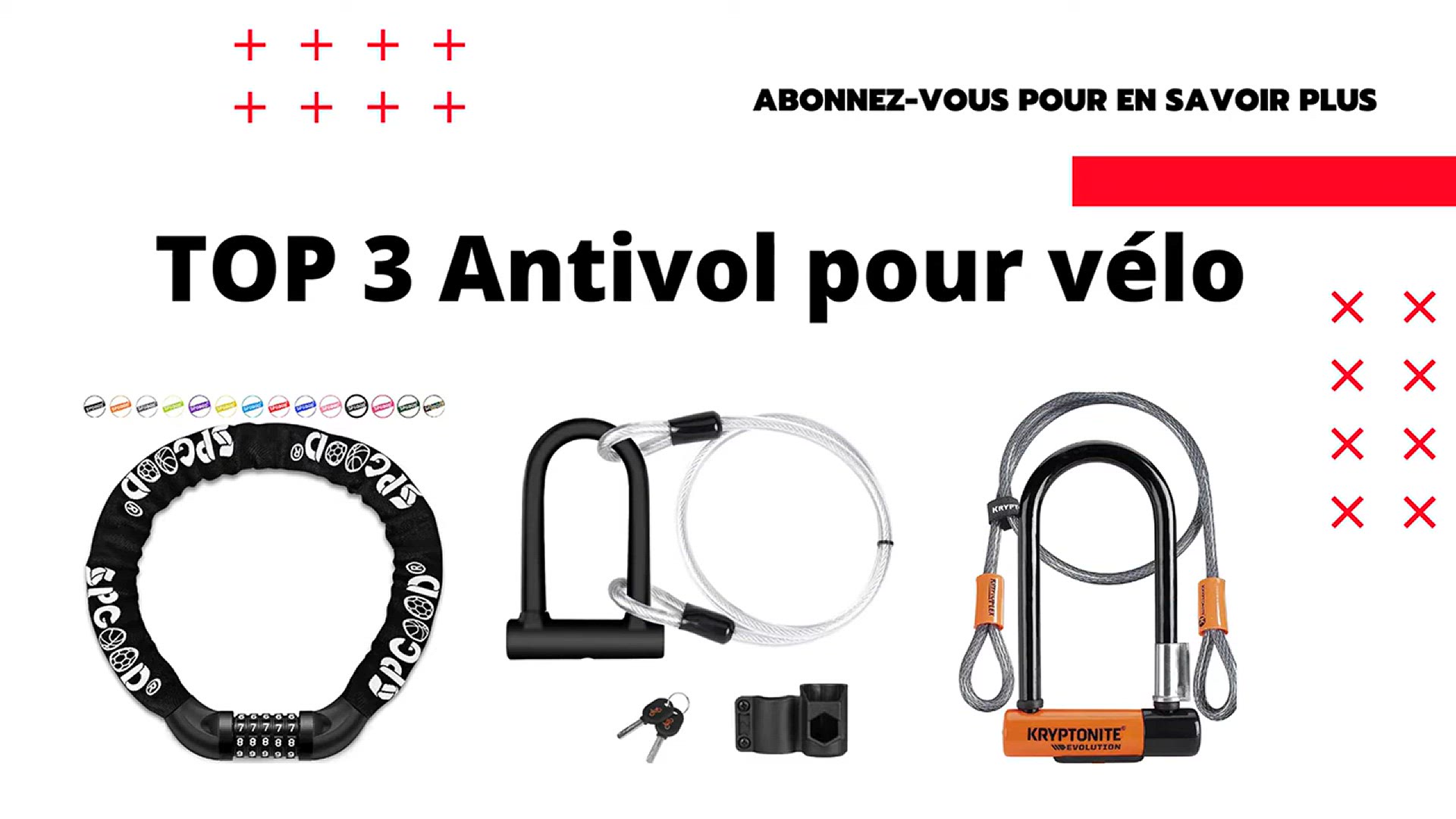 Video thumbnail for Meilleur Antivol pour vélo 2022 : TOP 3