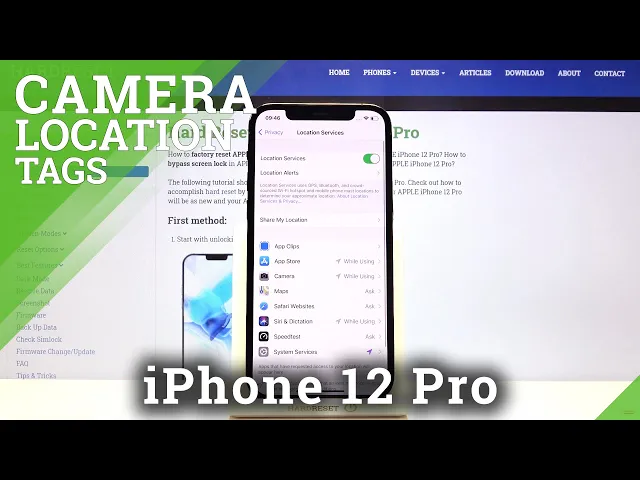 Video thumbnail for How to Turn On / Off Location Tags on iPhone 12 Pro