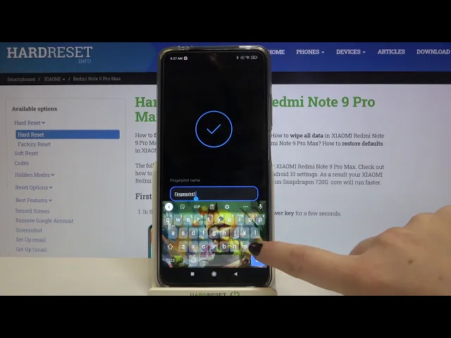 Video thumbnail for How to Add Fingerprint in XIAOMI Redmi Note 9 Pro Max – Set Fingerprint Protection