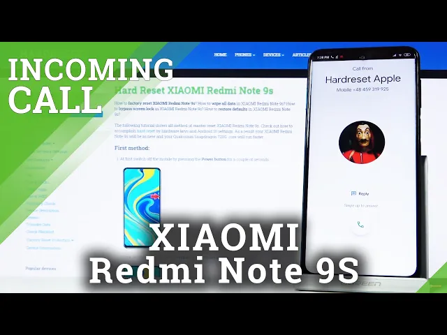 Video thumbnail for How to Manage Incoming Calls on XIAOMI Redmi Note 9s – Call Settings
