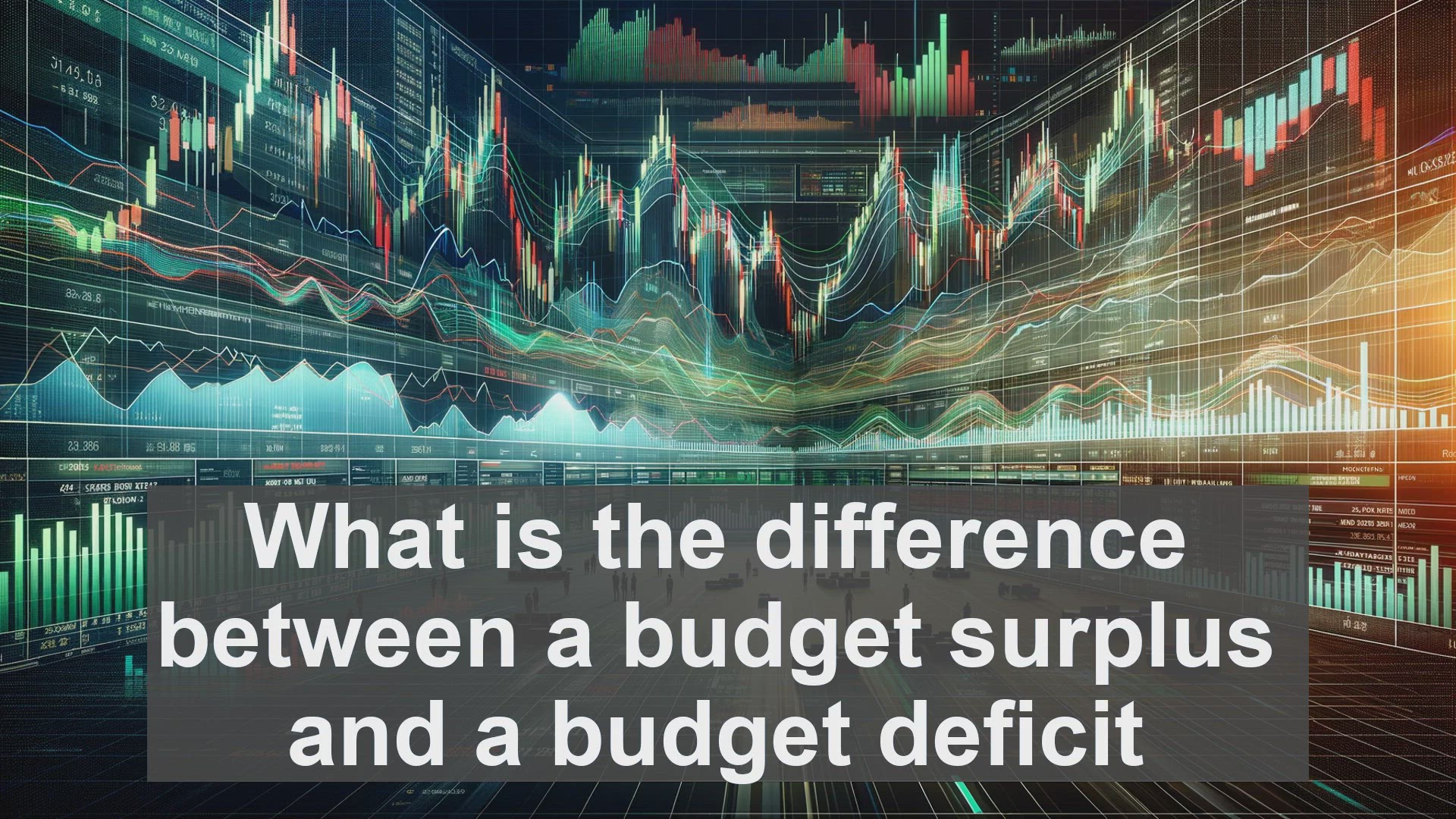 'Video thumbnail for What is the difference between a budget surplus and a budget deficit'