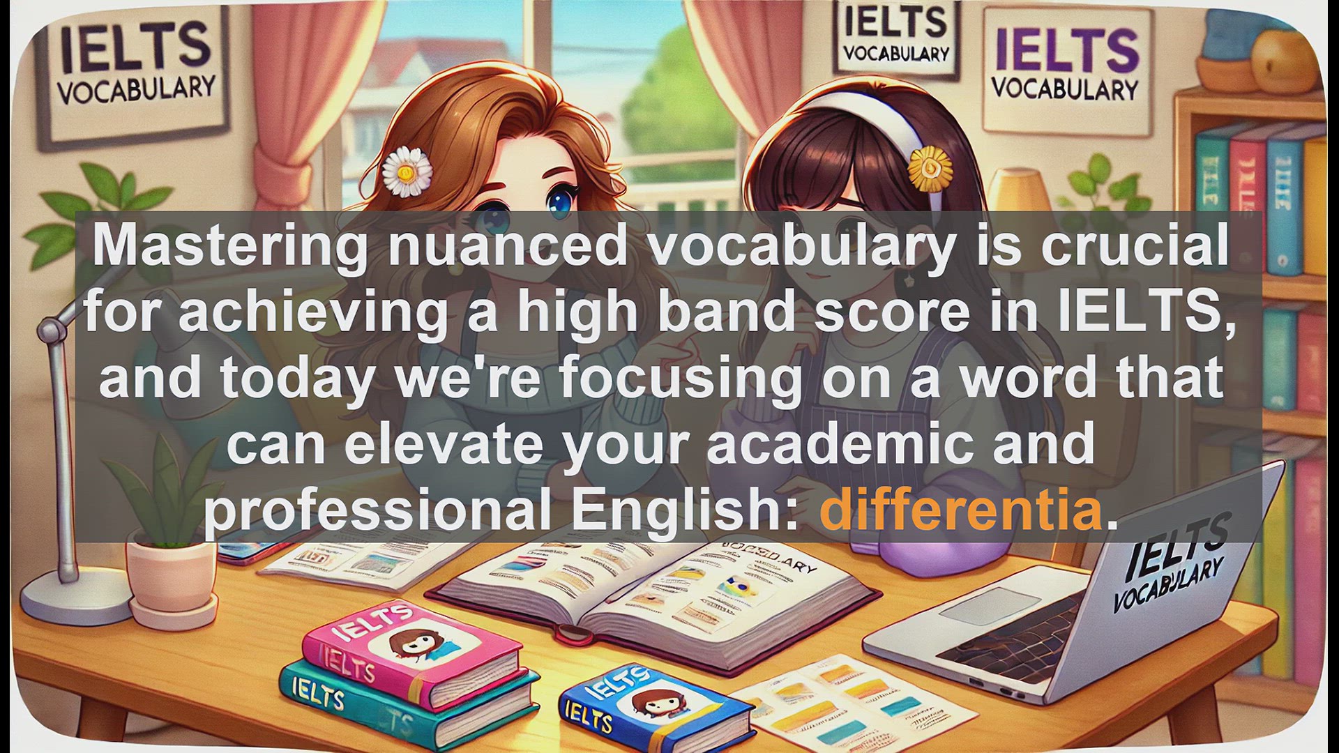 'Video thumbnail for 5000 Must Know IELTS 8.0 Vocabulary - IELTS Vocabulary: Understanding and Using 'Differentia''