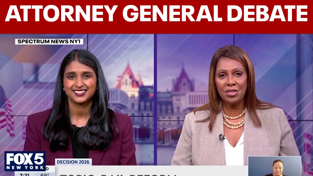 Video thumbnail for Insults fly during New York AG debate between James and Komatireddy