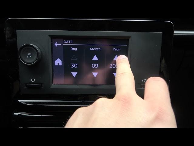 Video thumbnail for How to Change Date and Time in Citroen C3 Car Audio - Citroen C3 Media System Set Time and Date